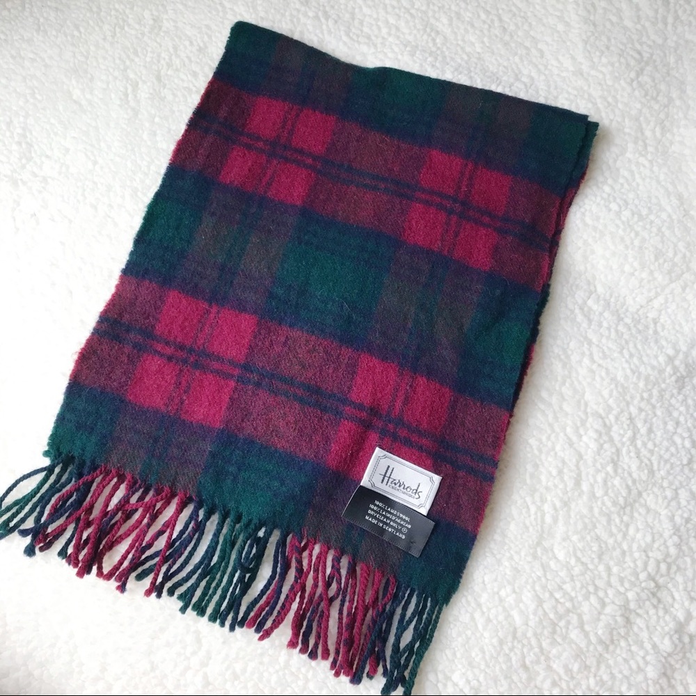 Harrods 100% lambswool scarf